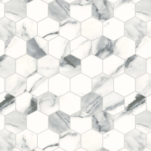 Radiance 2 Hex Mosaic Oceanic Matte
