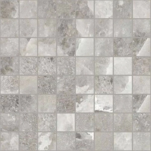 Rock Salt 2X2 Mosaic Matte Celtic Gray