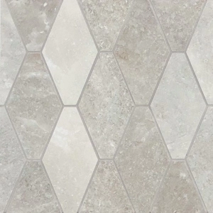 Rock Salt 3x6 Long Hex Mosaic Matte Danish Smoke