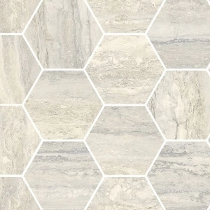 Saturnia 4 Hexagon Mosaic Polished Pearl