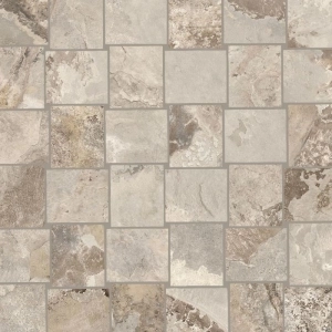 Slate Woven Mosaic Beige Matte