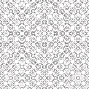 Stencil 8X8 Pattern Pop White