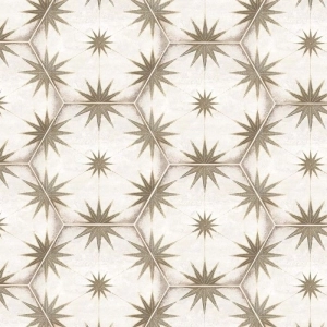Symmetry 8x9 Hexagon Deco Taupe