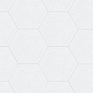 Symmetry 8x9 Hexagon Nordic White