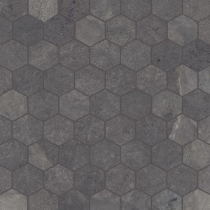 Ultra Slate 2 Hex Mosaic Dark Grey