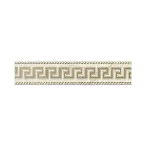 Versace Marble 5x23 Fascia Greca Bianco
