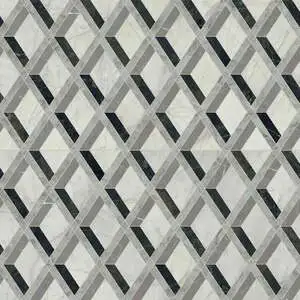 Versace Tarsia 24X48 Lozen Nero