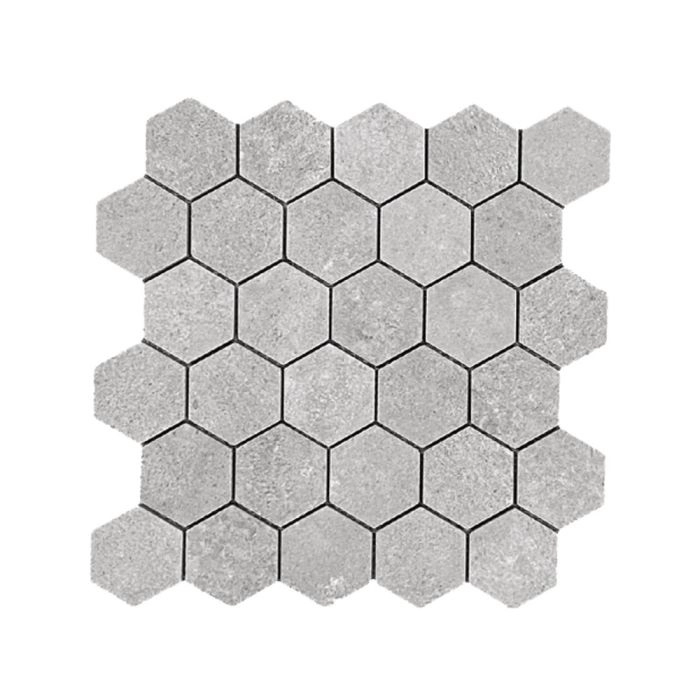 Boulevard 2 Hex Mosaic Earl Grey Boulevard 2 Hex Mosaic Earl Grey
