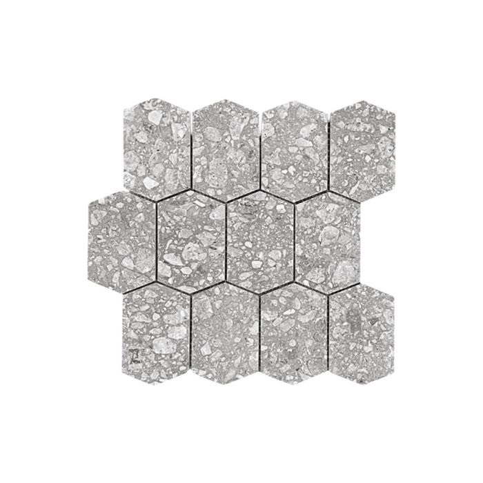 Boulevard 3x4.5 Long Hex Earl Grey Mix Boulevard 3x4.5 Long Hex Earl Grey Mix