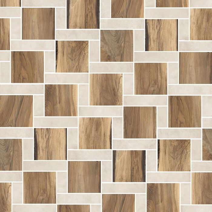 Edgewood Square Mosaic Walnut