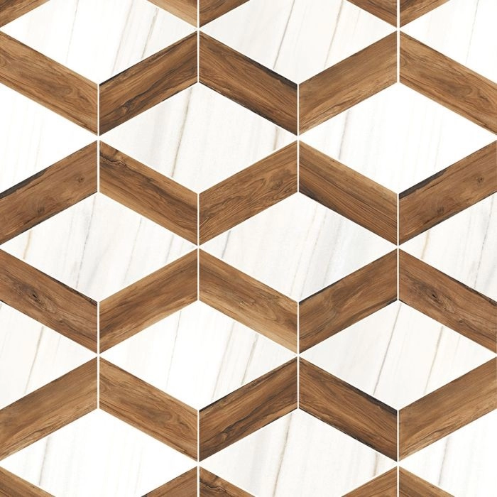 Edgewood Triangle Mosaic Mahogany