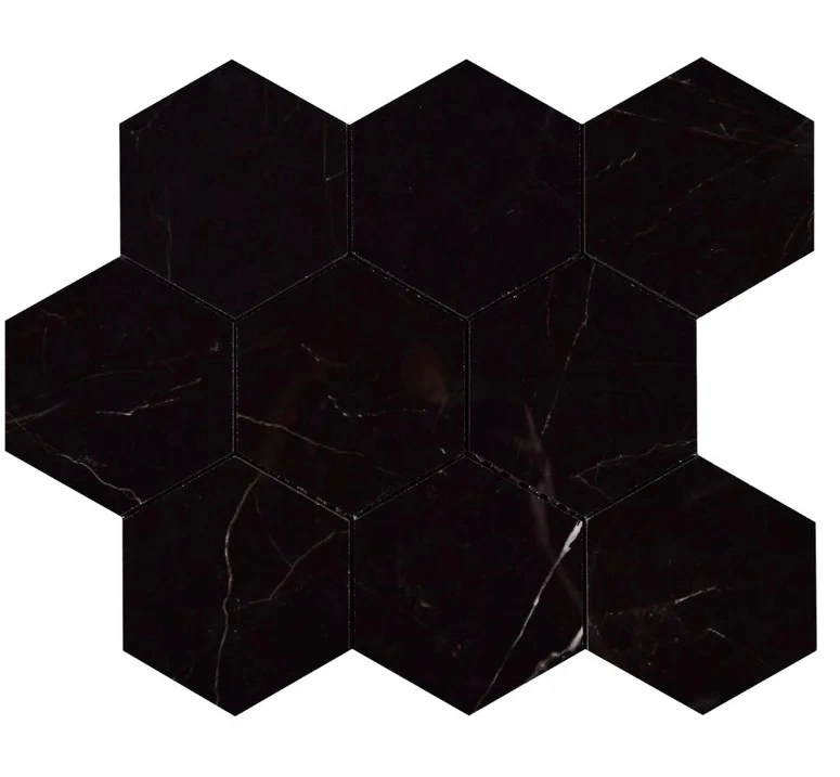 RP3013 NERO MARQUINA HEXAGON