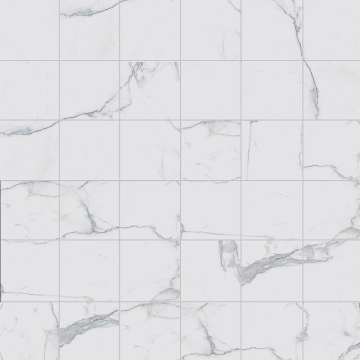 Eternal 2x2 Mosaic Matte Statuario Eternal 2x2 Mosaic Matte Statuario
