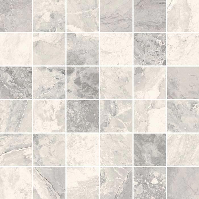 Gemstone 2x2 Mosaic Pearl Matte