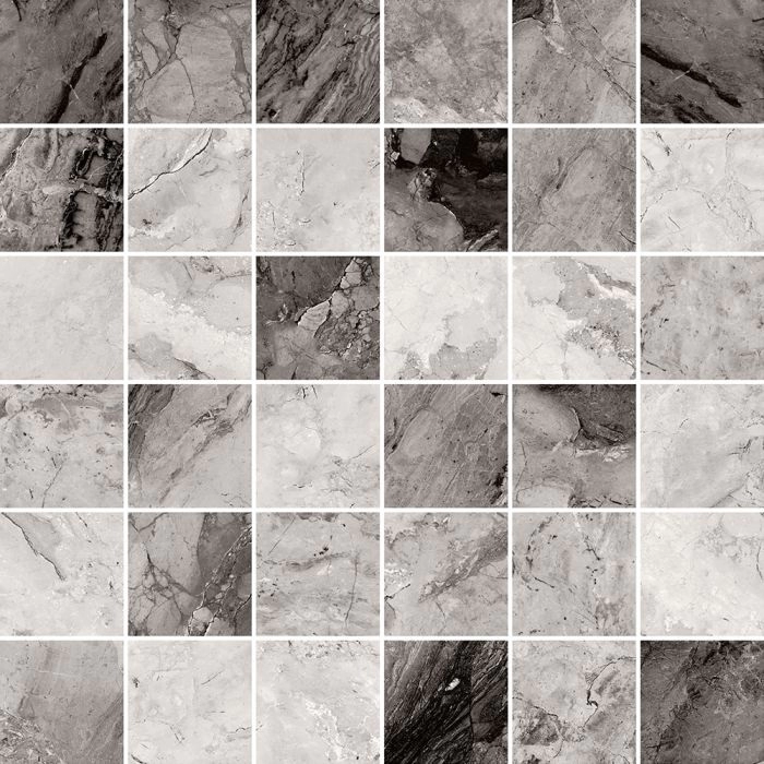 Gemstone 2x2 Mosaic Dark Matte