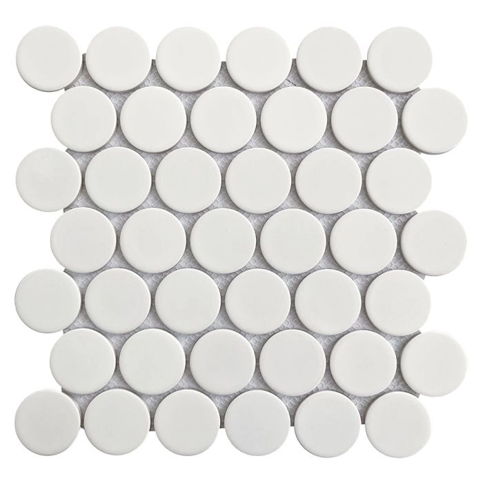 Geometrics Mosaic 2 Rounds White