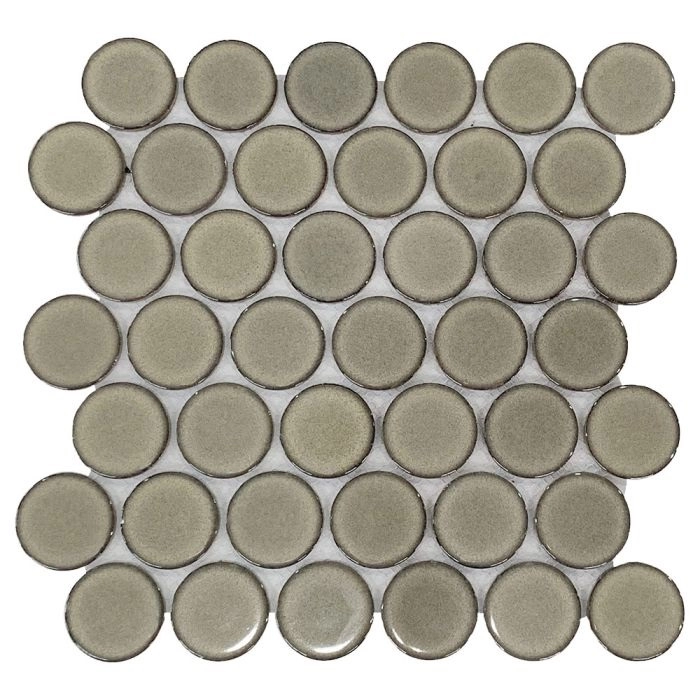 Geometrics Mosaic 2 Rounds Brown