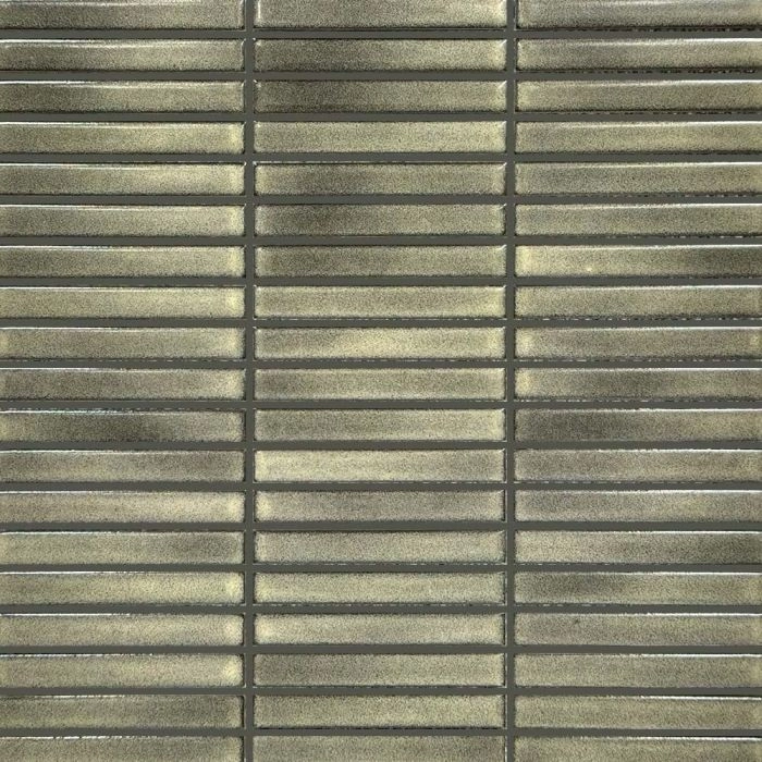 Geometrics Stick Mosaic Brown