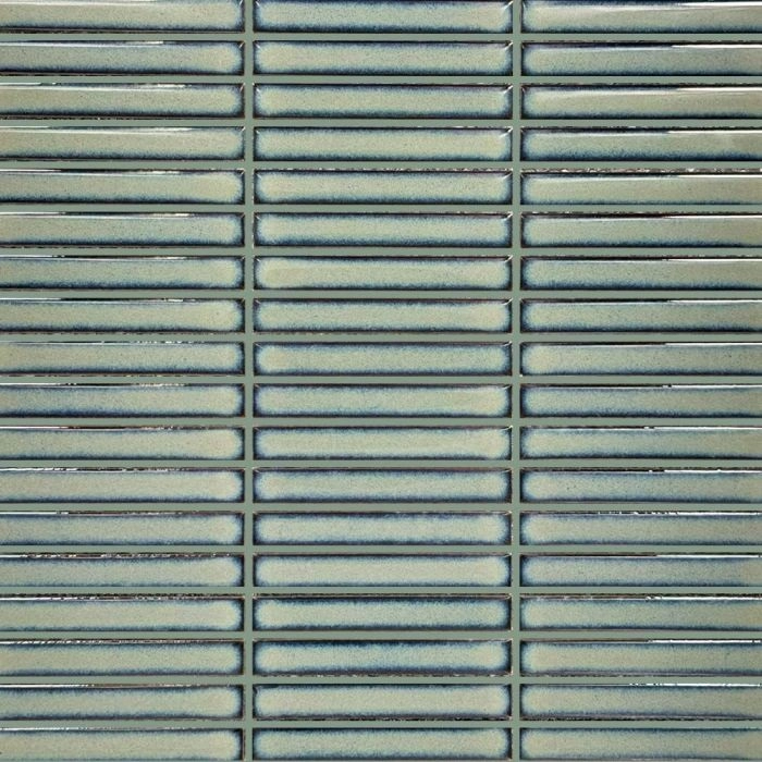 Geometrics Stick Mosaic Green