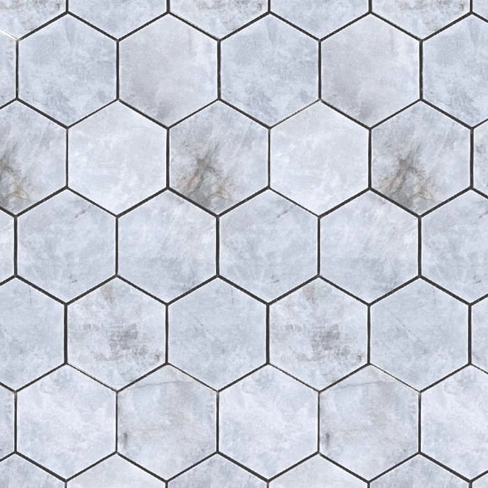 Luminous 3 Hexagon Mosaic Sky Polished