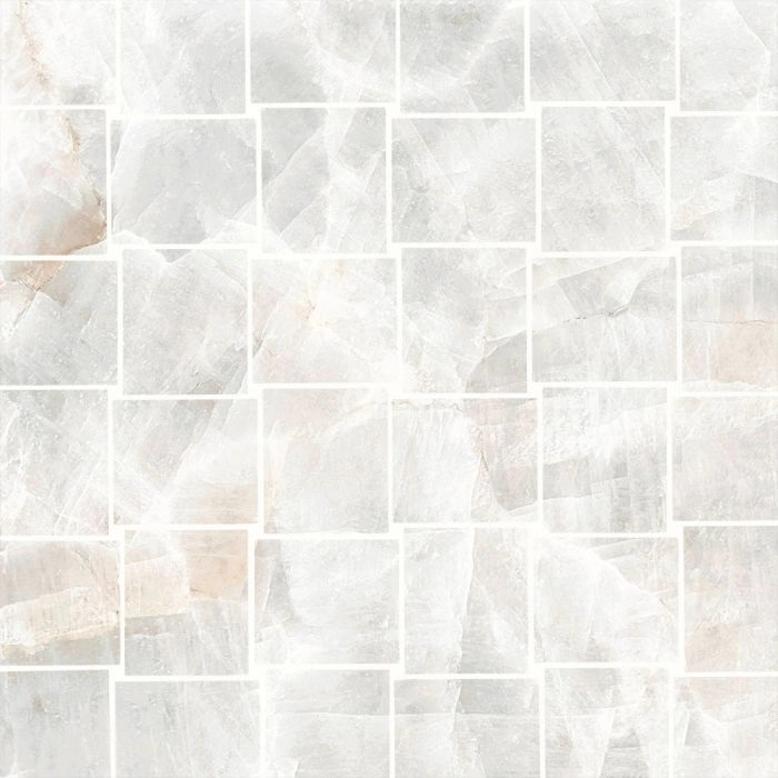 Luster Intreccio Mosaic Frozen Blanco