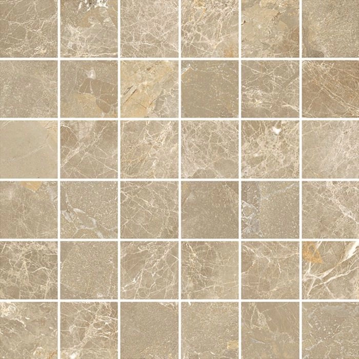 Marmo Classico 2X2 Mosaic Taupe