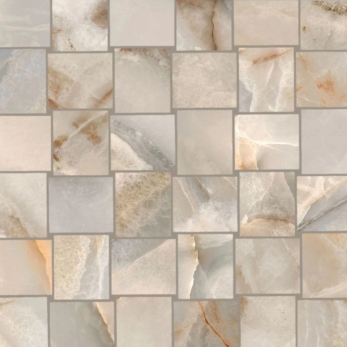 Masterpiece Rectangle Mosaic Noisette
