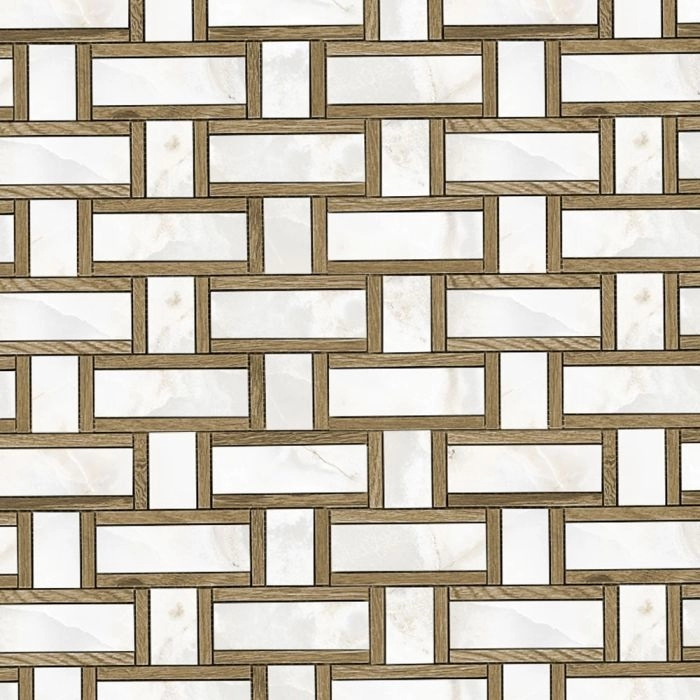 Masterpiece Basketweave Lucca Perle/Noisette