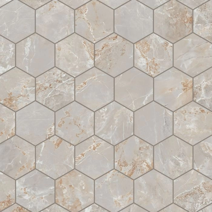 Mineral Hex Mosaic Pearl Mineral Hex Mosaic Pearl