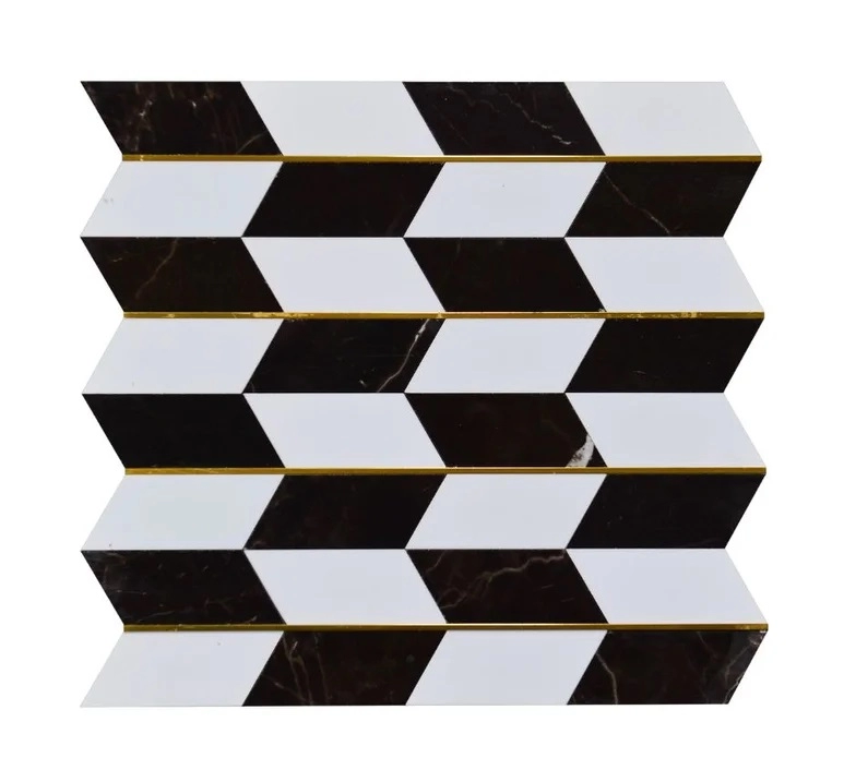 RP4030 Black White Picket