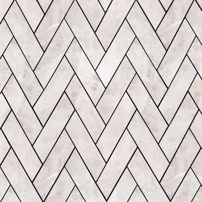 Palazzo Chevron Crystal White