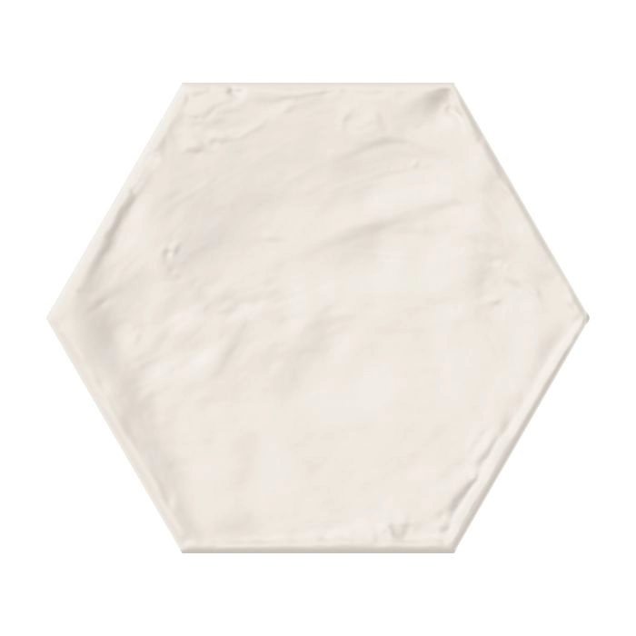 Pottery 7X8 Hexagon Bianco Pottery 7X8 Hexagon Bianco