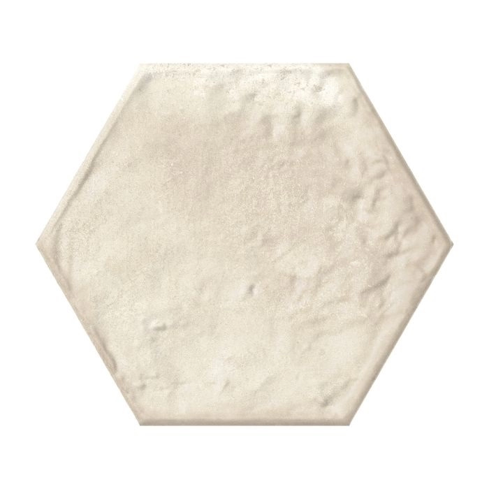 Pottery 7X8 Hexagon Avorio Pottery 7X8 Hexagon Avorio