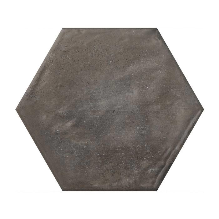 Pottery 7X8 Hexagon Antracite Pottery 7X8 Hexagon Antracite