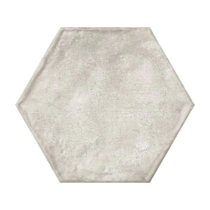 Pottery 7X8 Hexagon Cenere Pottery 7X8 Hexagon Cenere