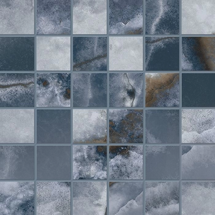 Precious 2x2 Mosaic Matte Blue Precious 2x2 Mosaic Matte Blue