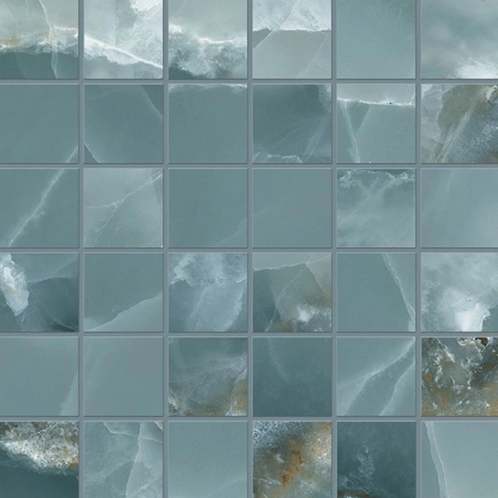 Precious 2x2 Mosaic Matte Green Precious 2x2 Mosaic Matte Green