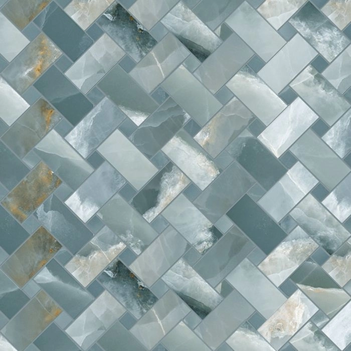 Precious Intrecci Mosaic Polished Green Precious Intrecci Mosaic Polished Green