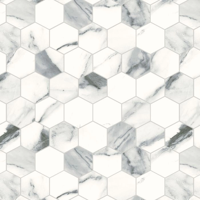 Radiance 2 Hex Mosaic Oceanic Matte