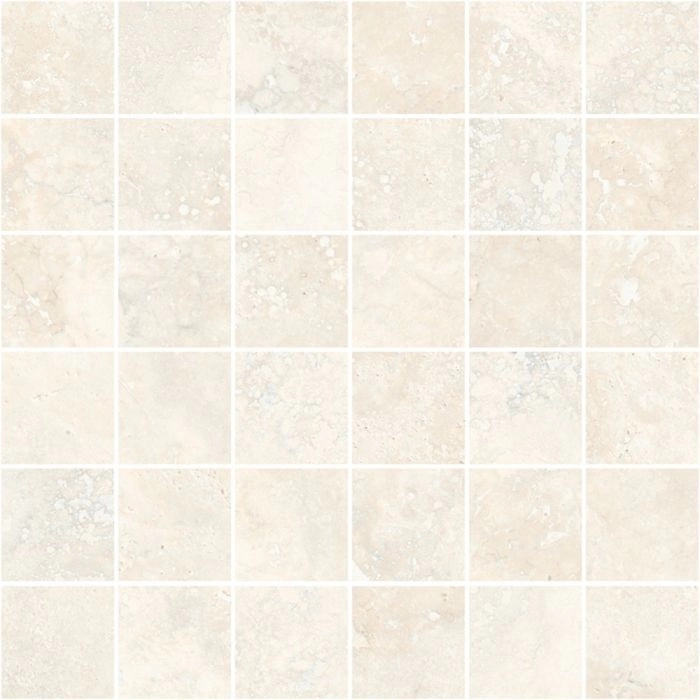 Rapolano 2X2 Mosaic White Rapolano 2X2 Mosaic White