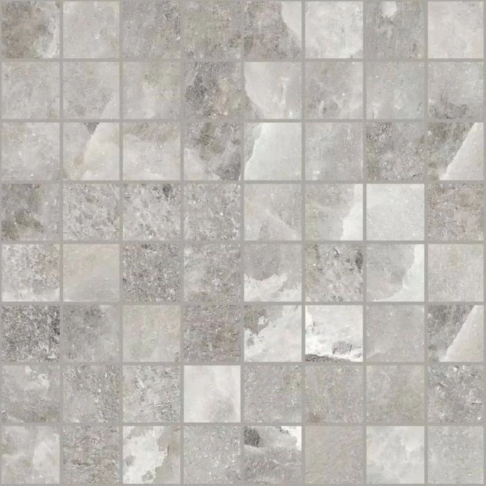 Rock Salt 2X2 Mosaic Matte Celtic Gray Rock Salt 2X2 Mosaic Matte Celtic Gray