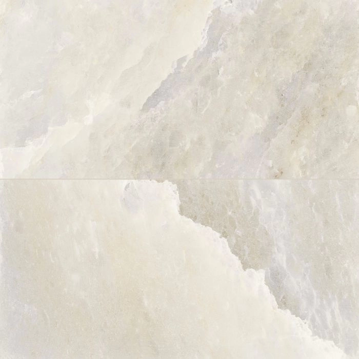 Rock Salt Polished White Gold