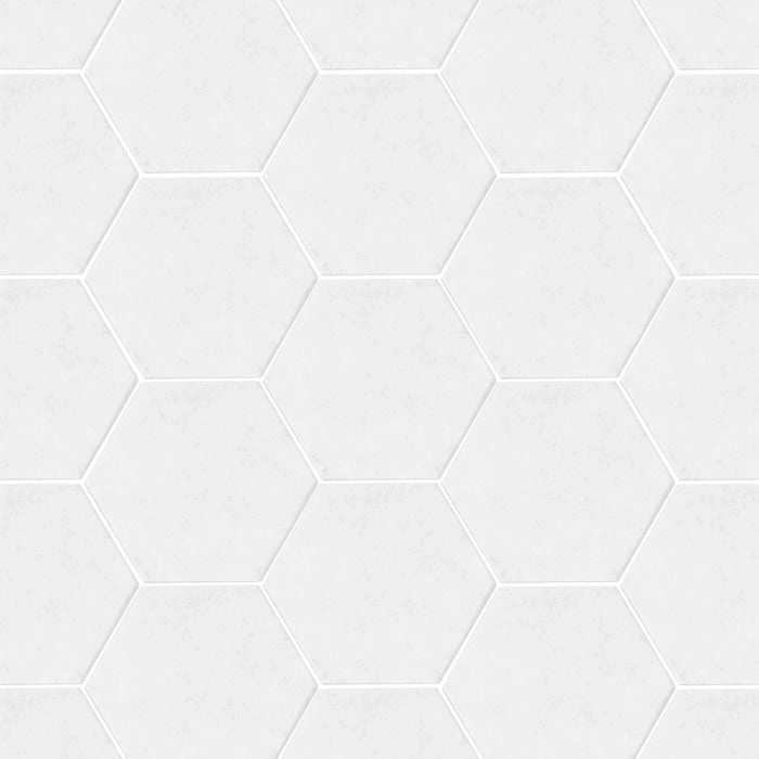 Silhouette 6x7 Hexagon White Matte
