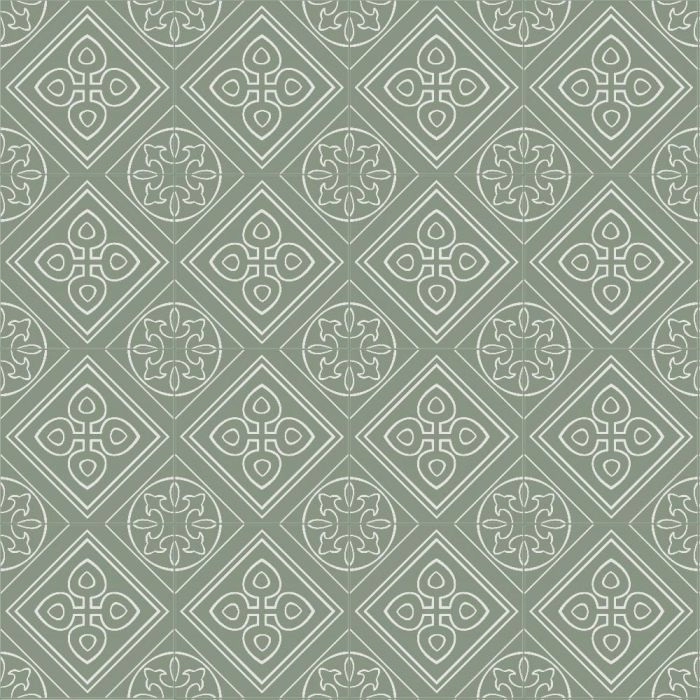 Stencil 8X8 Pattern Classic Green Stencil 8X8 Pattern Classic Green