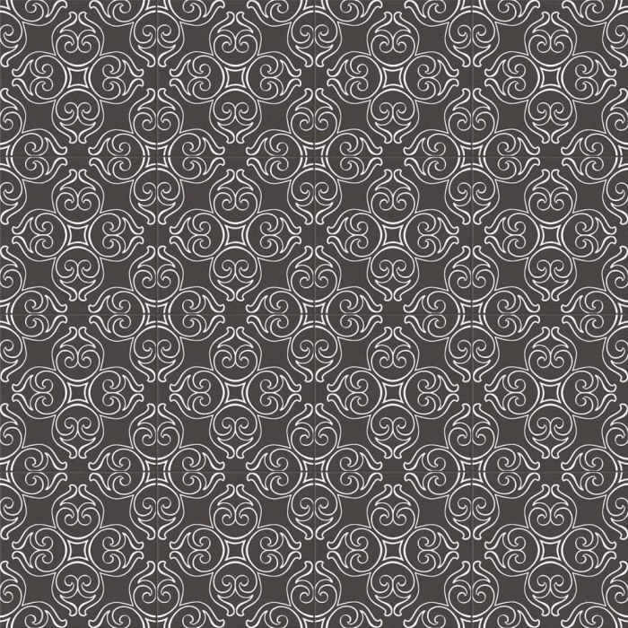 Stencil 8X8 Pattern Pop Black