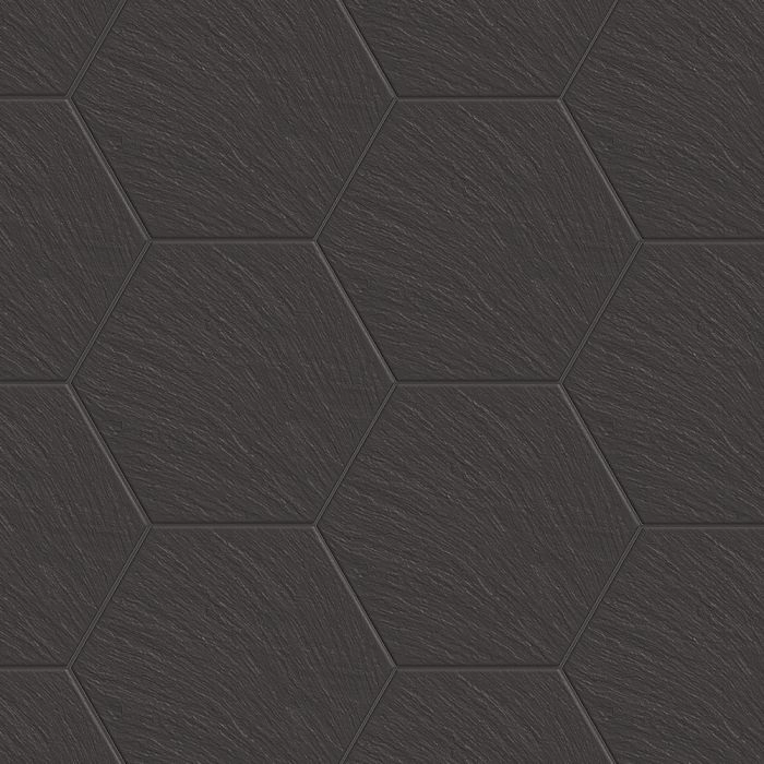 Symmetry 8x9 Hexagon Nordic Black