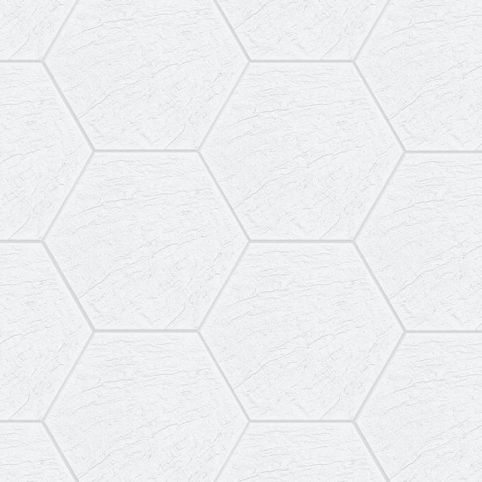 Symmetry 8x9 Hexagon Nordic White