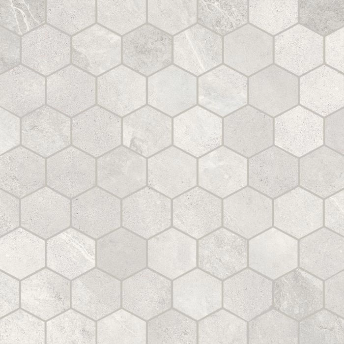Ultra Slate 2 Hex Mosaic Ivory Ultra Slate 2 Hex Mosaic Ivory