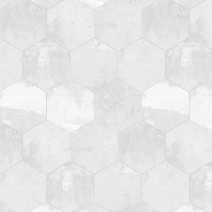 Urban 4" Hex Mosaic White