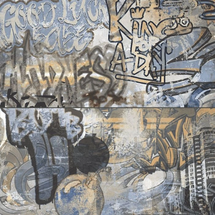 Urban 24x48 Deco Grey Grafitti
